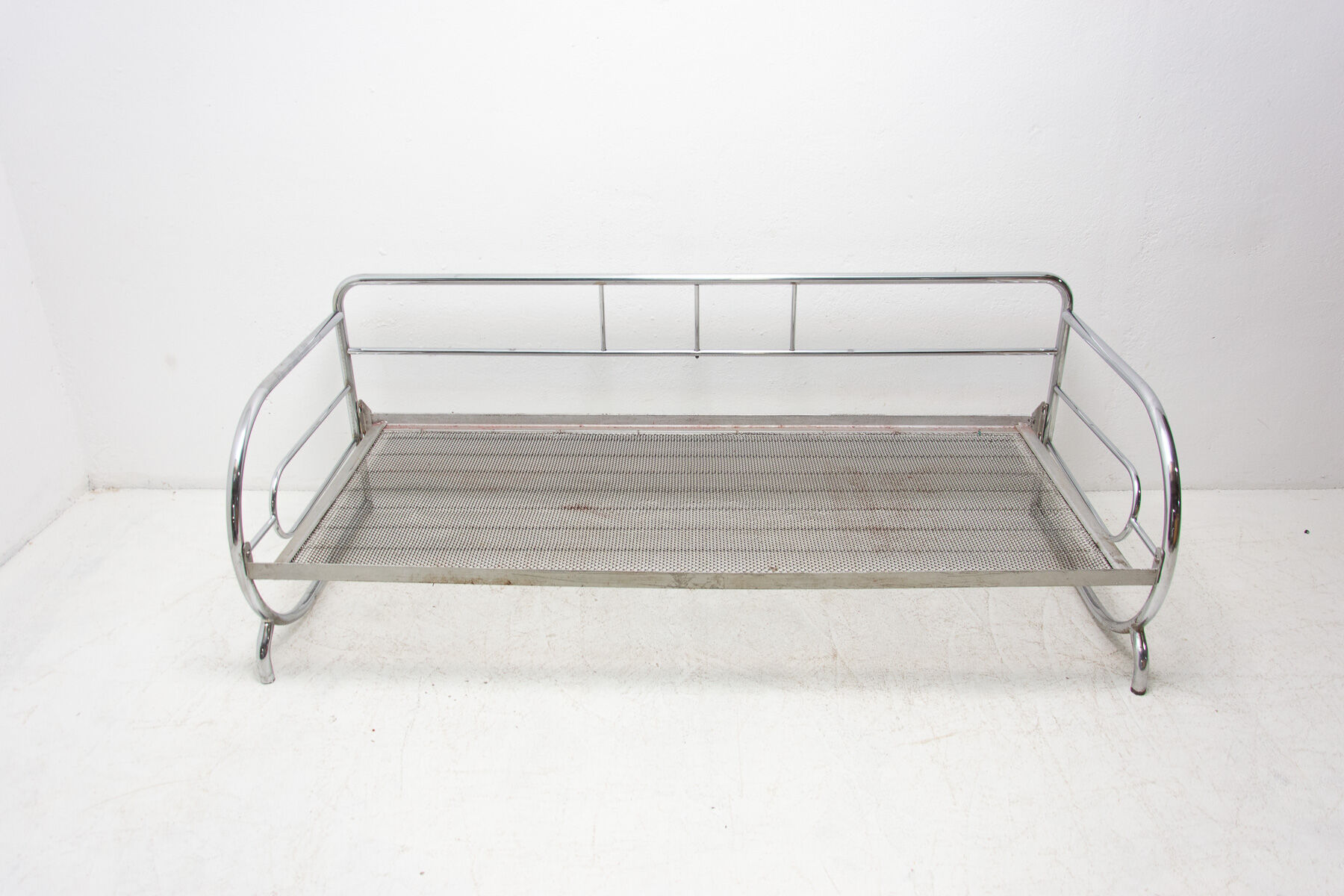 Chrome Bauhaus Sofa by Slezák Company, Bohemia, 1930 ´s