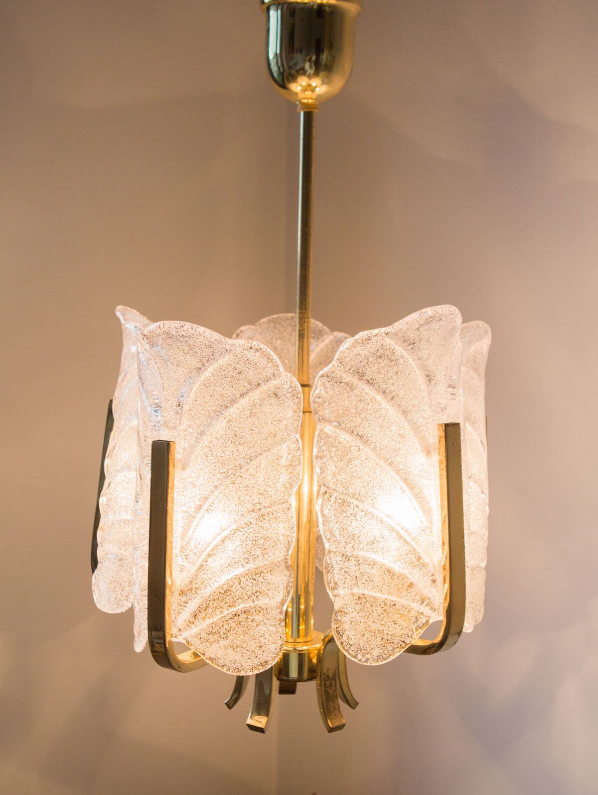 Swedish chandelier 60s Carl Fagerlund / Orrefors