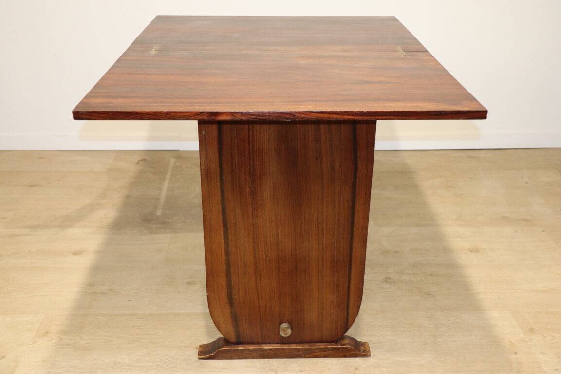 Art Deco "Portefeuille" table in rosewood - 1950