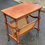 Vintage solid wood sideboard with storage.