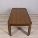 Vintage 1960s Walnut Coffee Table, Italian Design