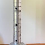 Industrial lamp polished metal and fabric kaki vintage