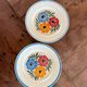 HBCM Montereau plates, Yvonne model, 22.5 cm (the duo)