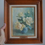 Oil on canvas Bouquet of roses