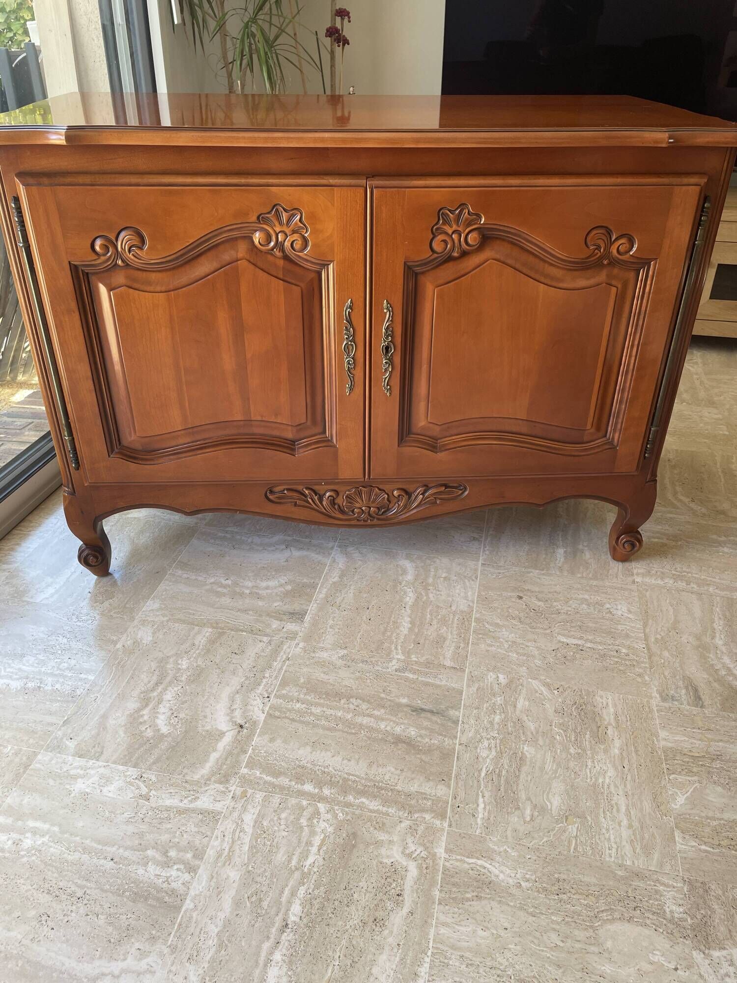 Cherry wood sideboard