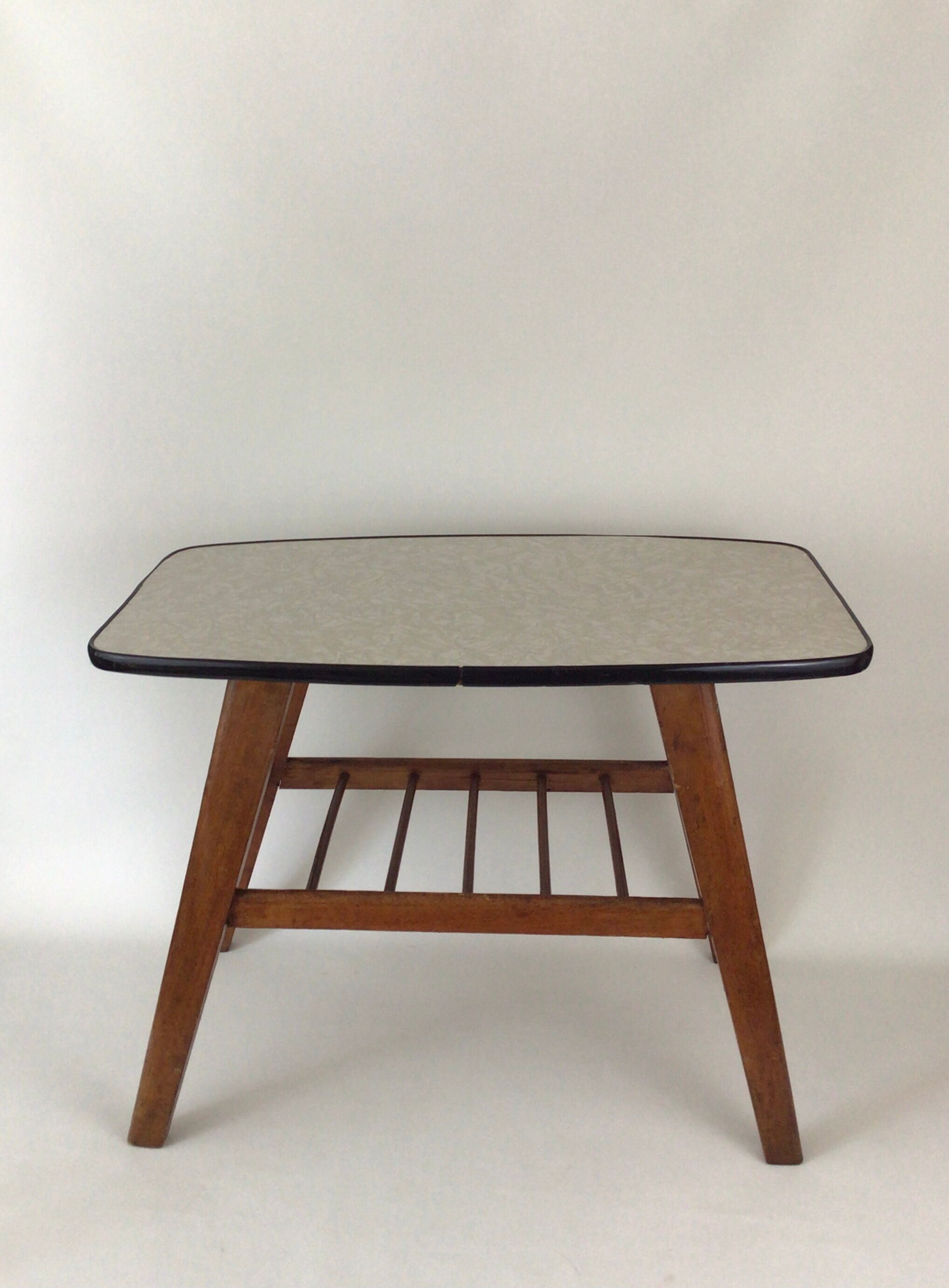 Formica coffee table and compass legs 1960