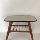 Formica coffee table and compass legs 1960