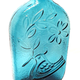 Glass decanter by Stelvia Italy 60s 70s