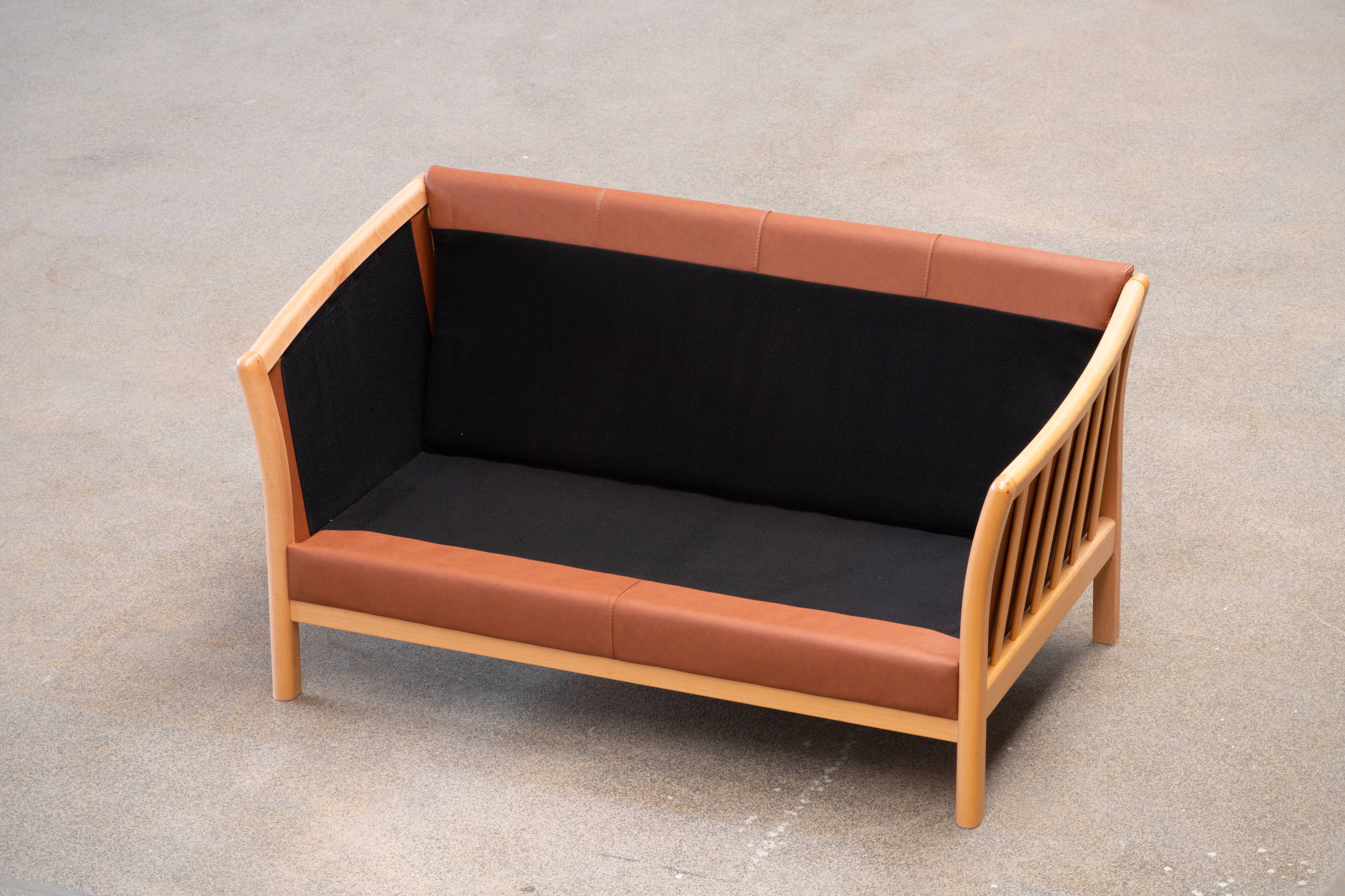 Danish leather sofa