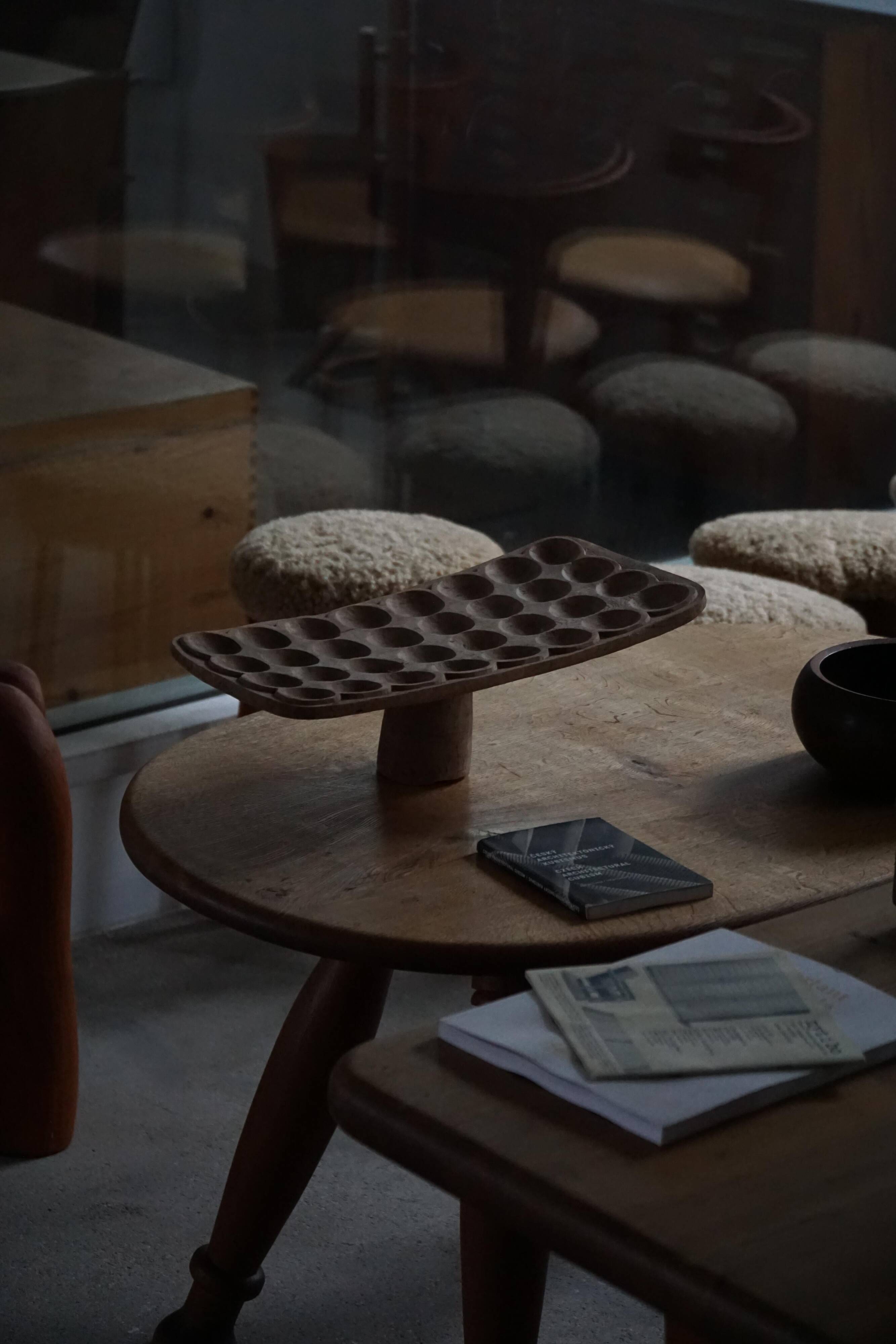 Plateau de jeu traditionnel africain / Objet sculptural, début du XXe siècle