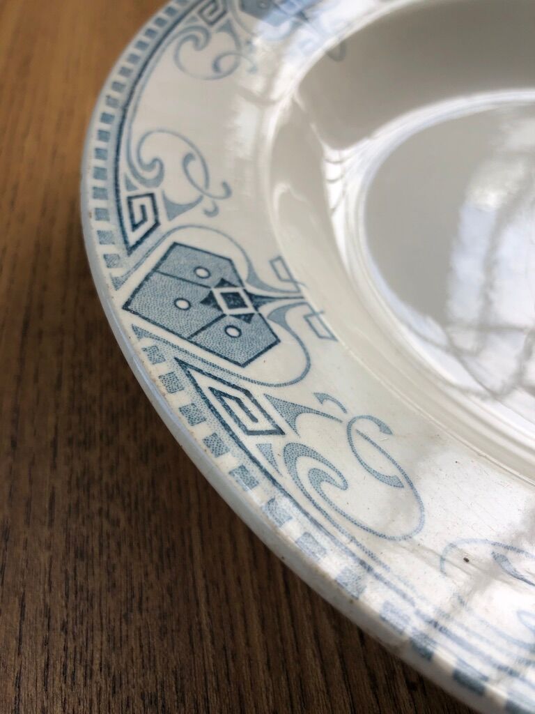 4 plates "Germaines" Sarreguemines