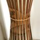Lampadaire vintage bambou et rotin