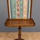 Reading table in walnut with fabric screen – Napoleonic III period