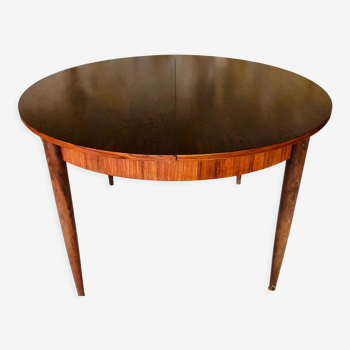 Table de salle à manger en palissandre extensible avec rallonges papillon, 1960’