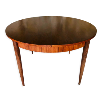 Table de salle à manger en palissandre extensible avec rallonges papillon, 1960’