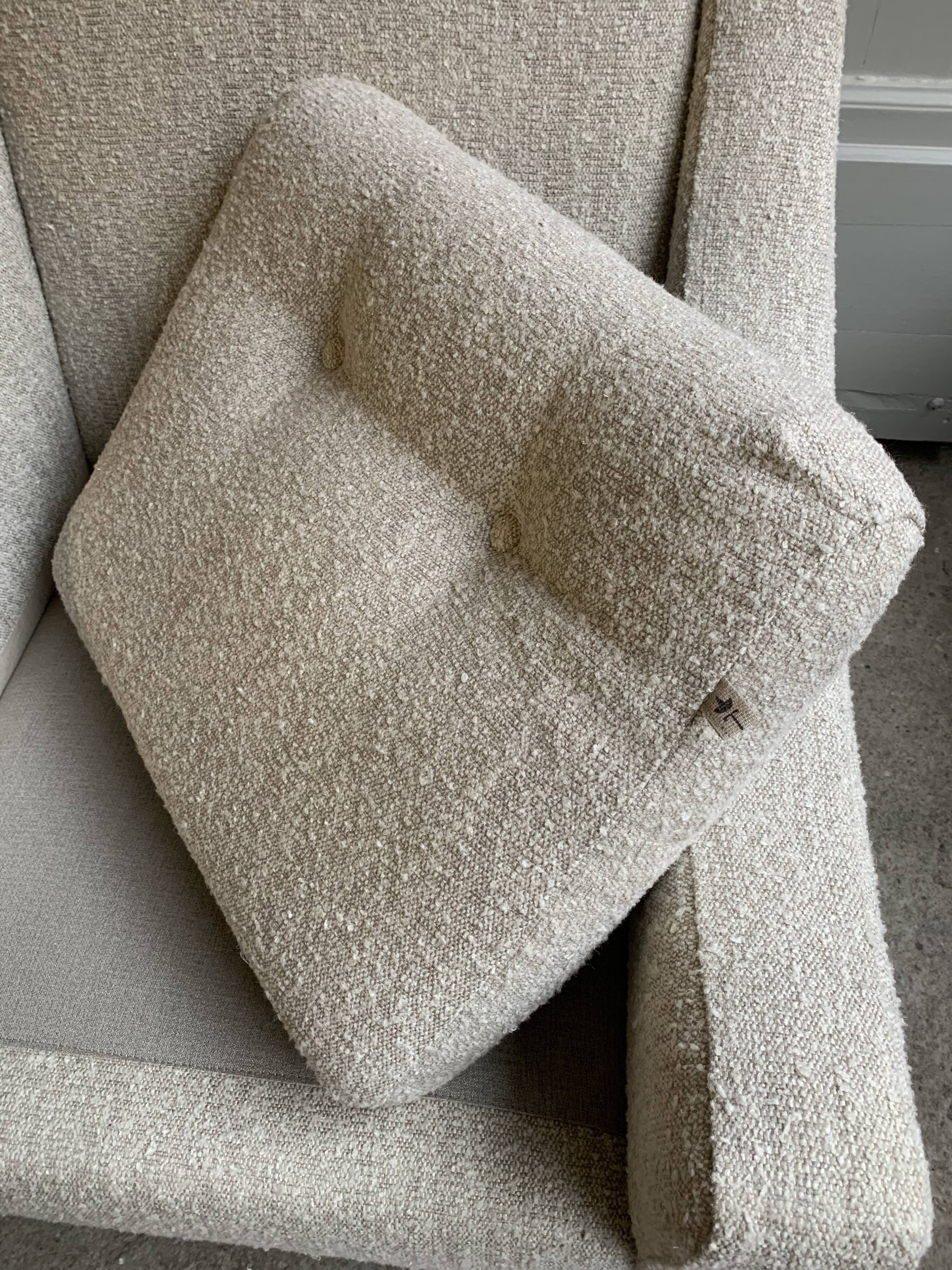 Vintage armchair pair by Souplina France