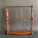 Napoleon III wall shelf in turned wood, 19th century