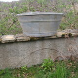 Bassine zinc ovale 65 litres