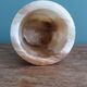 Vase pot for brushes and pencils in marble or onyx.