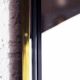 Vintage brass mirror, 45x29 cm