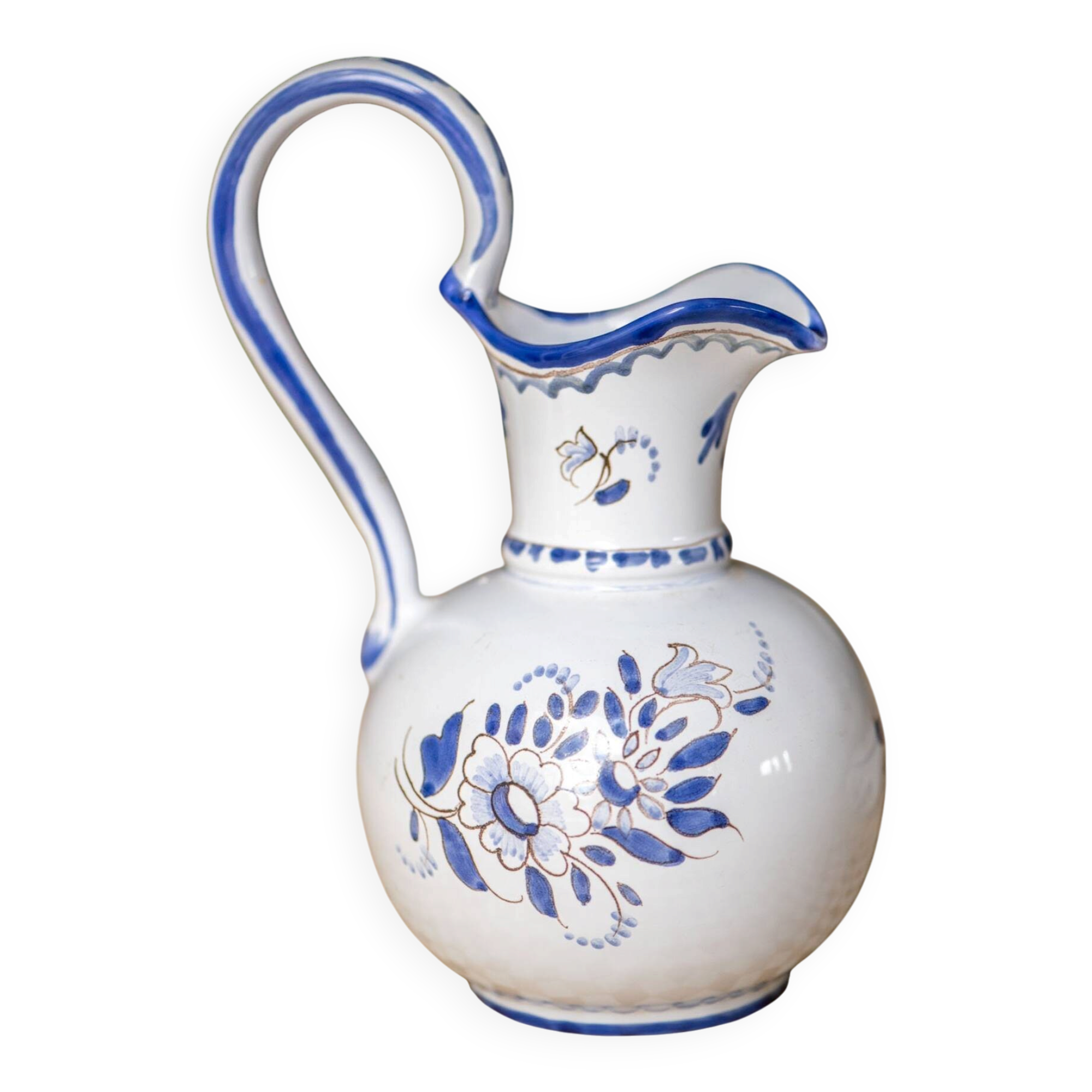 Earthenware jug from Nevers - Atelier C. Girande