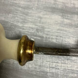 Old beige door handle