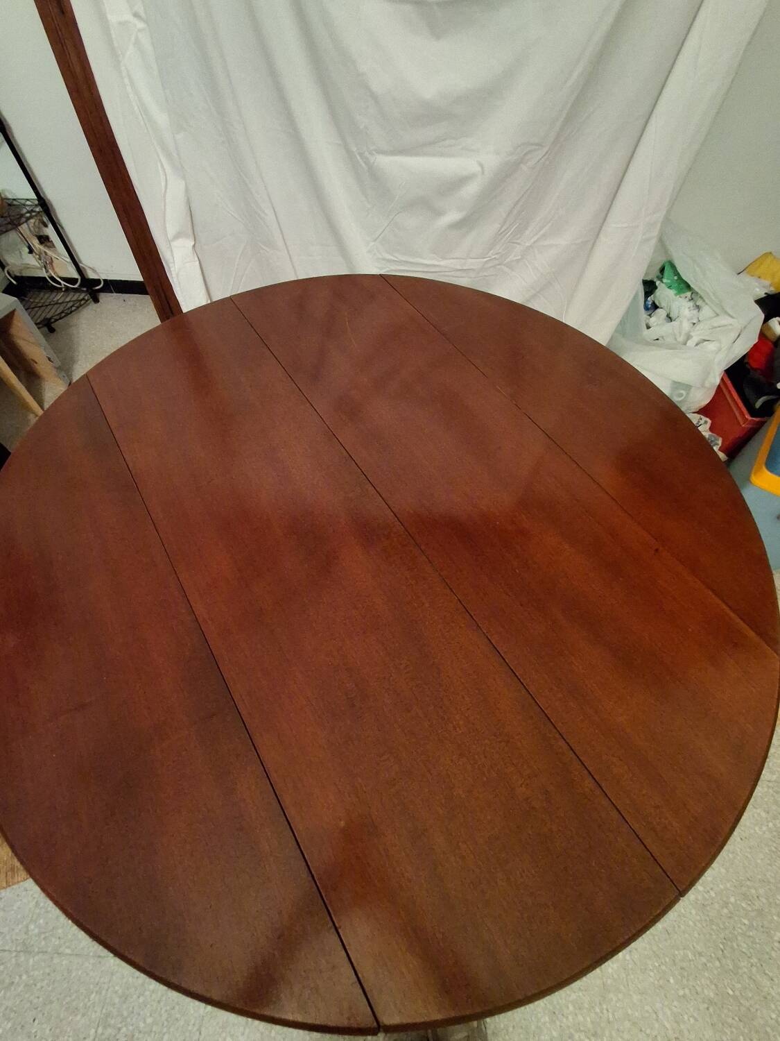 Solid mahogany dining table