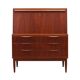 Teak secretary, Danish design, 1960s, Erling Torvits, Klim Møbelfabrik