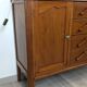 Art Deco mahogany sideboard – 4 drawers, 2 doors, beveled mirror, 1930s