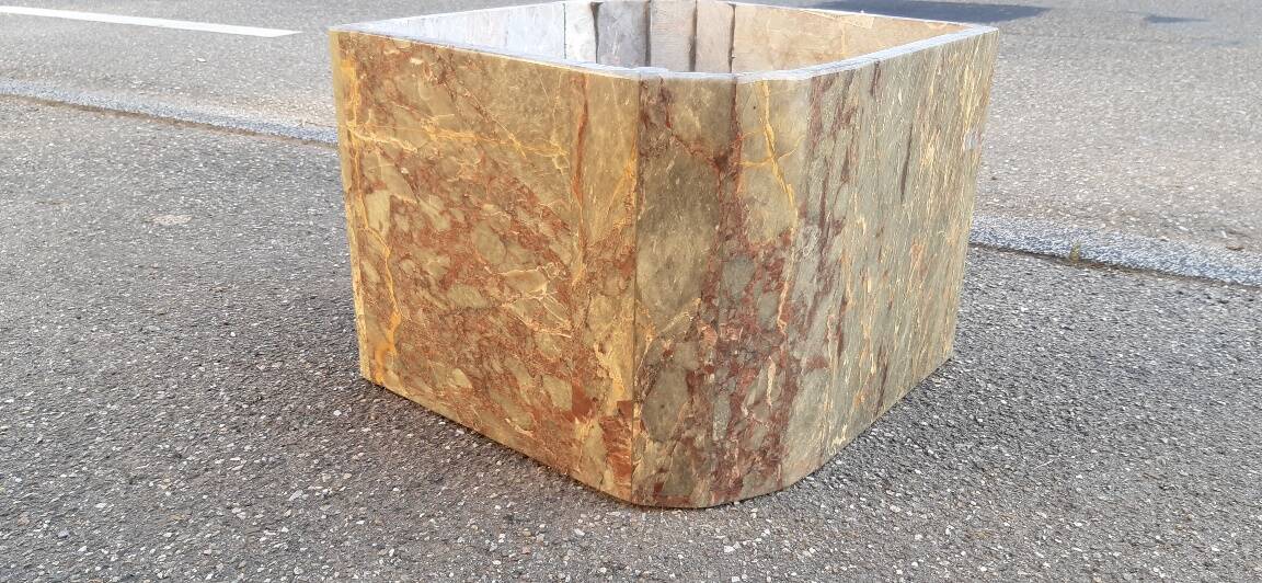 Table basse marbre années 80