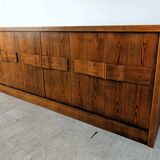 Vintage brutalist credenza, 1970s