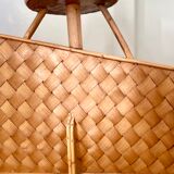 Planter vintage rattan plant holder