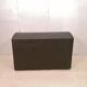 Large travel trunk in blackened wood