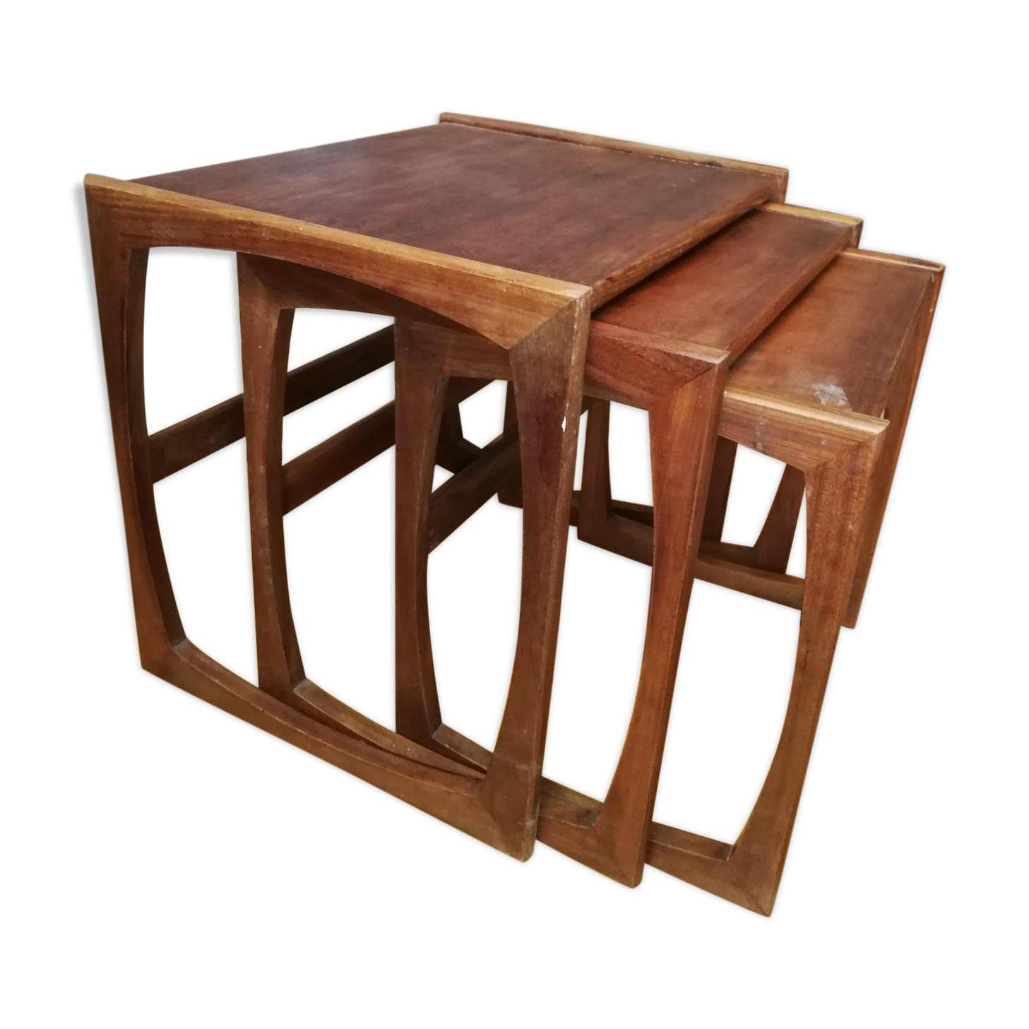 3 tables in teak by G-Plan, 70s