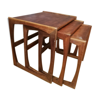 3 tables in teak by G-Plan, 70s