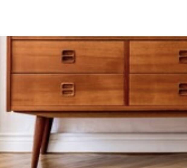 Chest of drawers, teak sideboard