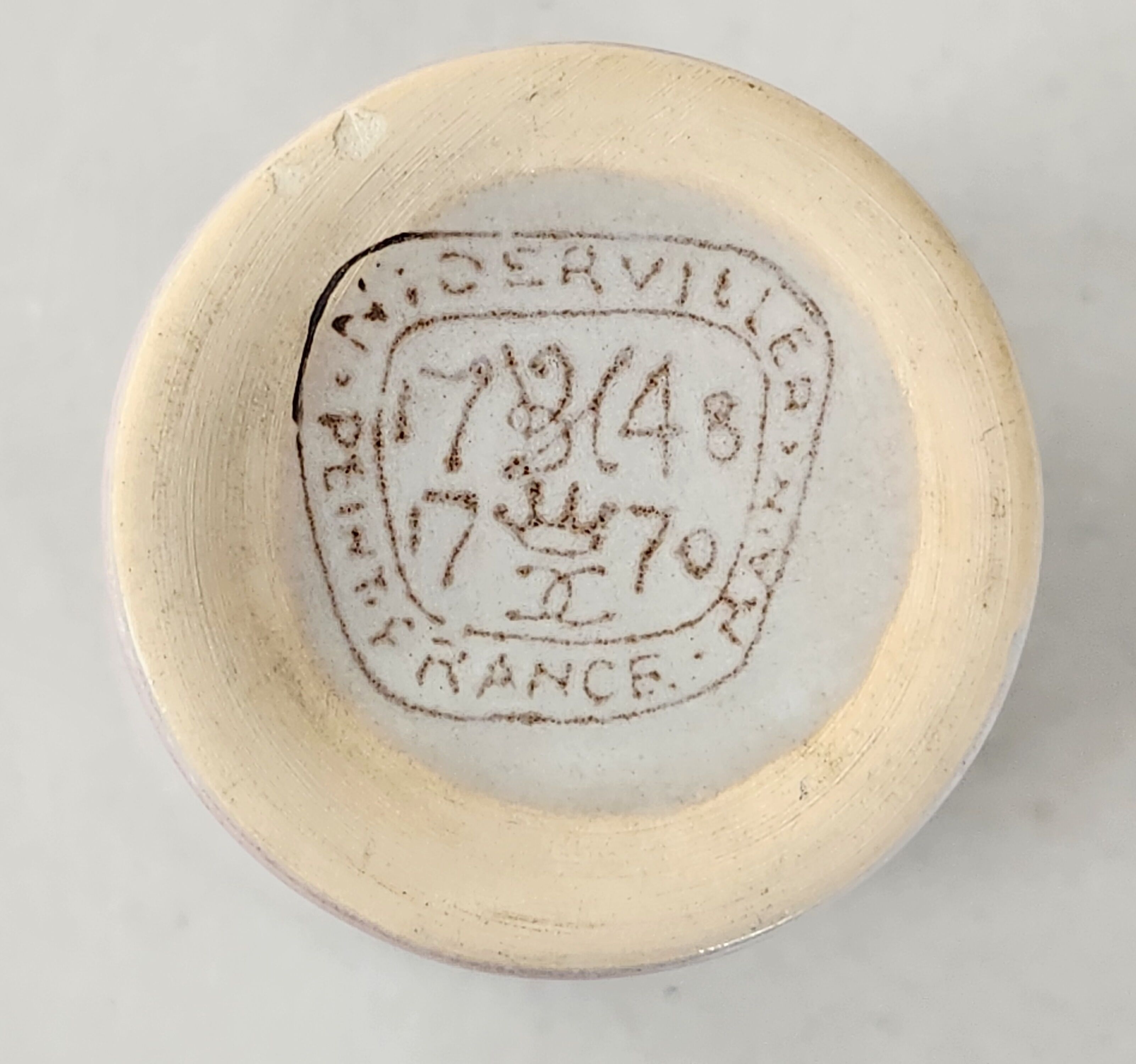 Service at orangeade vintage 1970 Niderviller