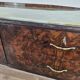 Mid Century 70's Chest of Drawers with Glass Top