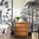 Commode vintage en rotin