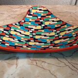 Old empty pocket Longwy mosaic model decoration by Maurice-Paul Chevallier