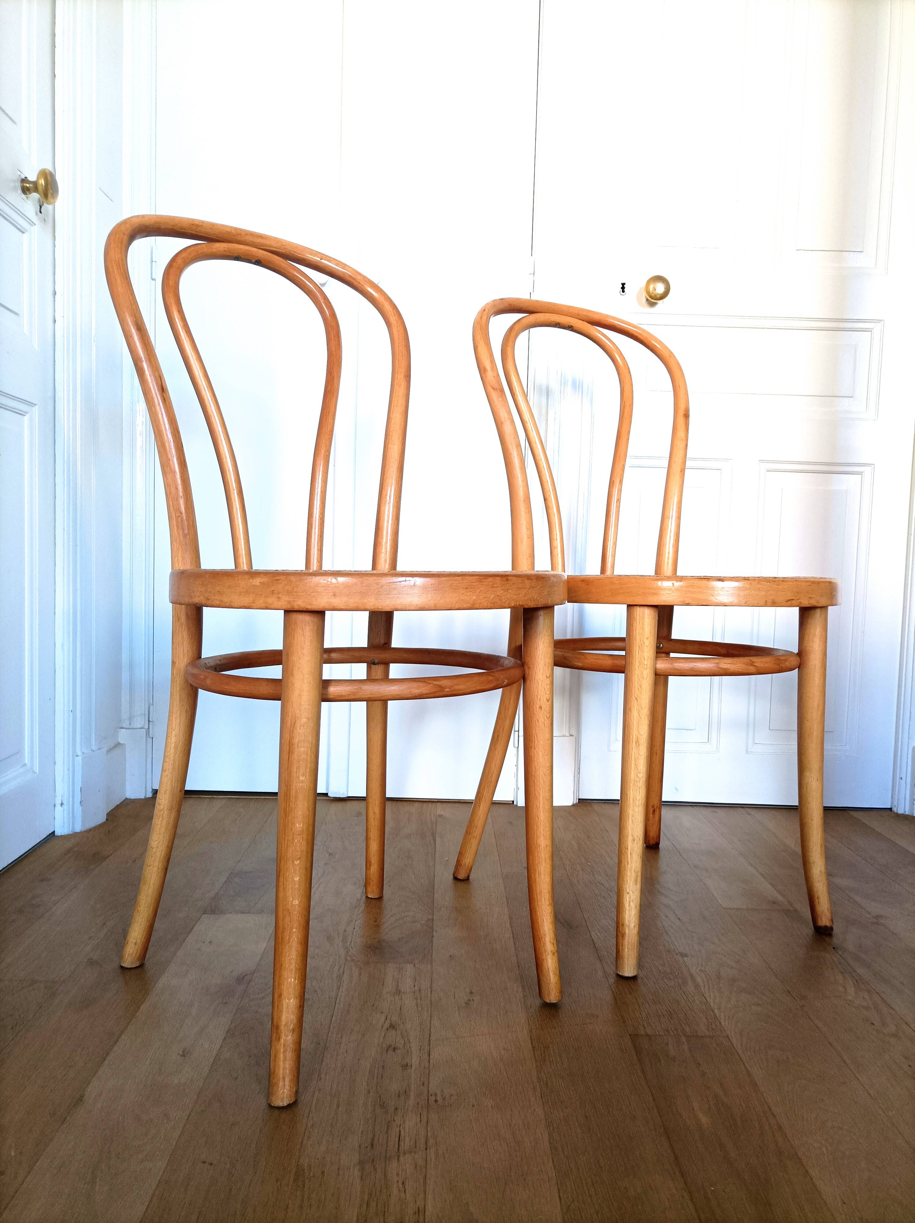 Bistro chairs by ZPM Radomsko for Thonet