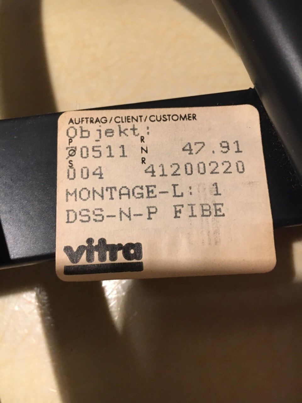 Series of 8 chairs DSS Charles Eames for Herman Miller, 1970