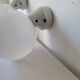 Duo of opaline and porcelain sconces
