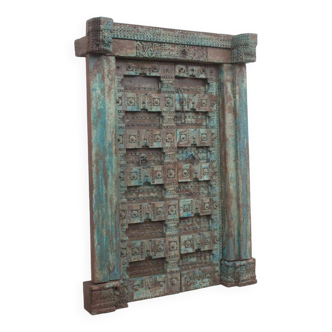 Old Indian Door in Old Teak