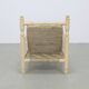Vintage Low Rope Chair in Natural Teak, 1970s