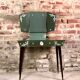 Vintage art deco style dressing table in mirror and wood 50'S
