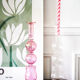 Bougeoir artisanal verre recyclé, marly