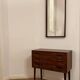 Commode et miroir danois en palissandre des années 1950