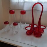 Guzzini oil/vinegar/salt/pepper set made in italy