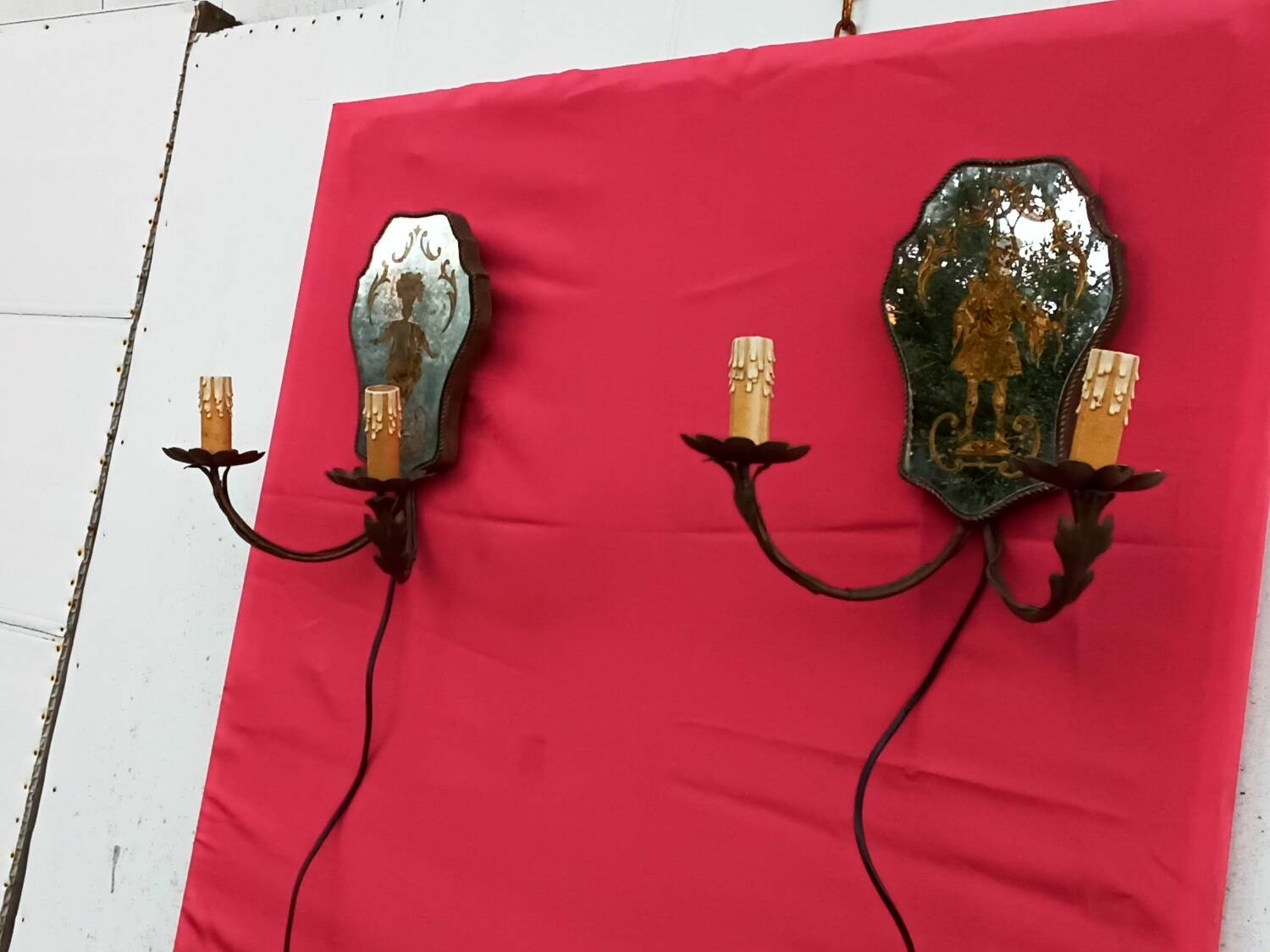 Pair of wall lights